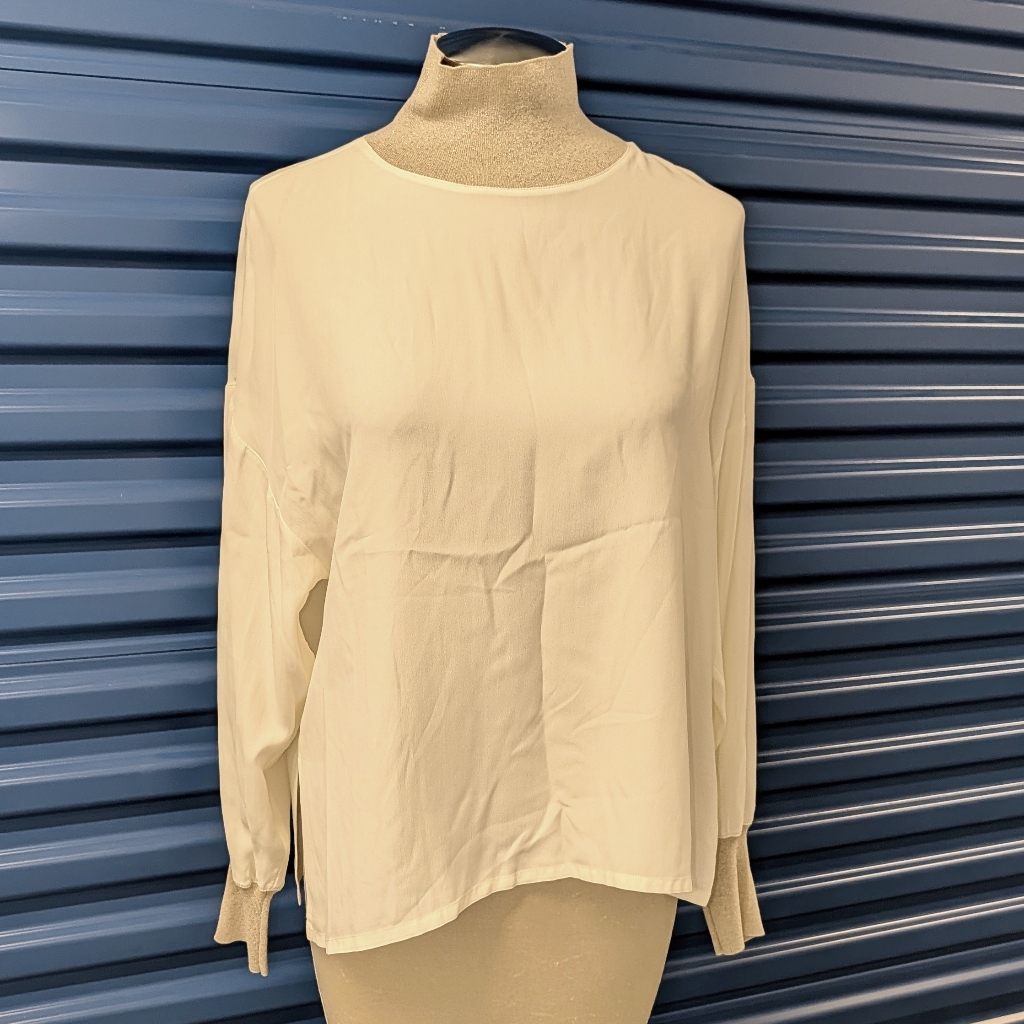 Lorena Antoniazzi Silk Blouse S M 40